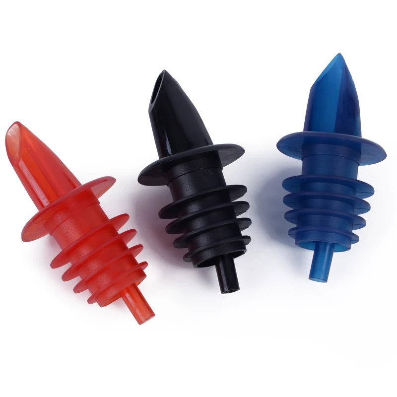 

Latest Type Colorful Plastic Wine Bottle Pourer, Custom colors
