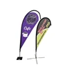Human Walking Advertising Flying Backpack Flag Banner Teardrop Flag