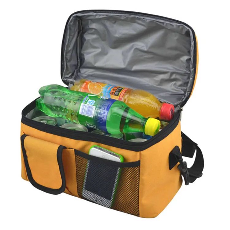 

Eco 600d polyester thermal insulated picnic beer bottle food cooler lunch bag, Custom made