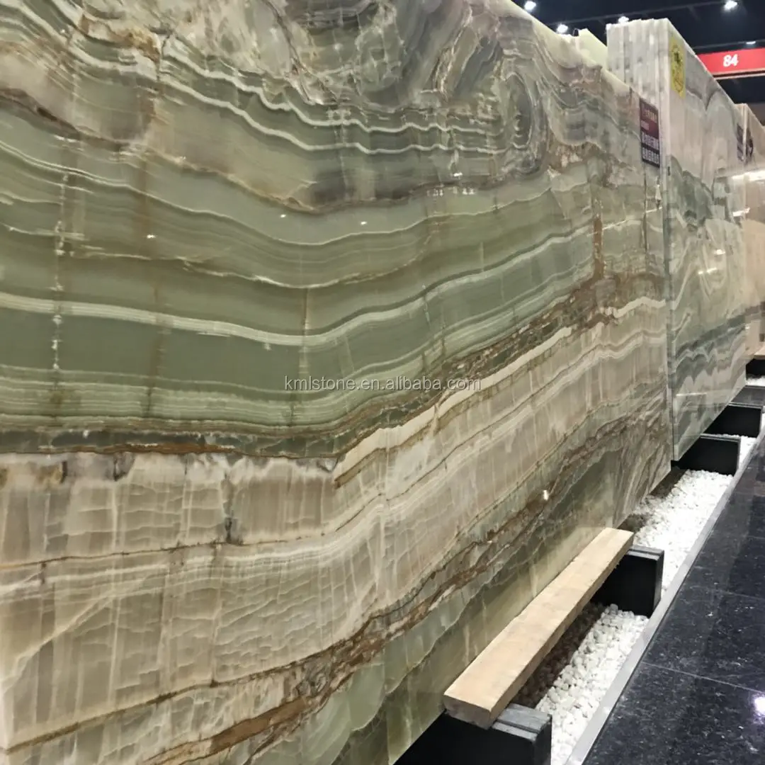 Cheap sell Decoration wall 2cm thickness green onyx