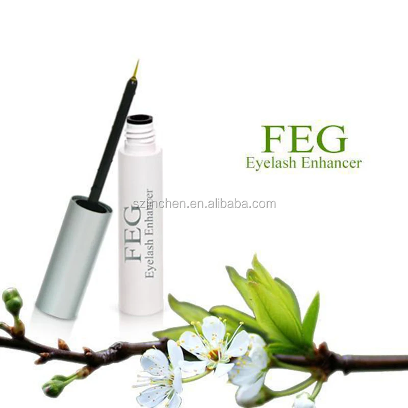 

100% FEG Herbal Natural Eyelash Growth Liquid Eyelash Enhancer Growing Thicker Fuller and Longer Lashes Darker OEM Supplier