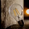 Base E27 Decorative Clear Warm White Vintage A19 retro Dimmable LED Light Bulb Filament