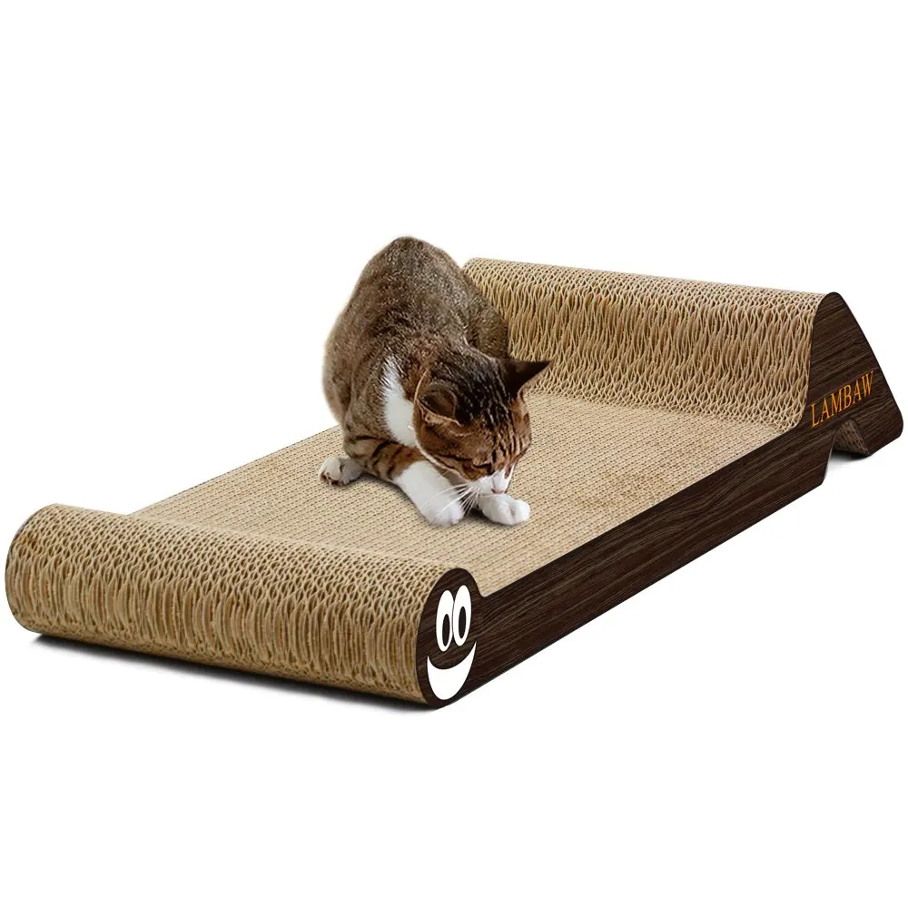 Buy Lambaw Cat Scratcher Couch 23 8in Big Eco Friendly Corrugated