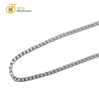 

Custom design men women necklace cuban link chain hot sell jewelry 304 stainless steel chain