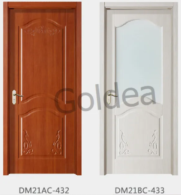 Goldea Luxury White And Gold Modern Wood Interior Door Design