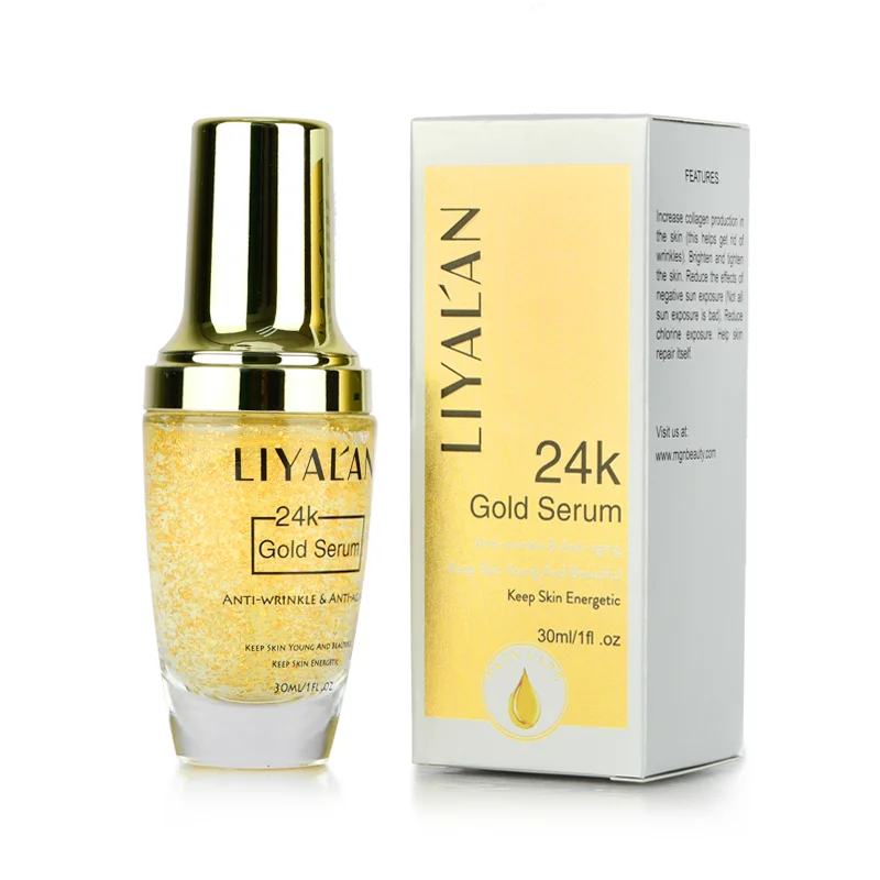 

LIYAL'AN Wholesale OEM Cosmetics Super Moisturizing Hydrating 24K Gold Face Serum