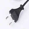 European 2 prong plug 250V 2.5A universal AC power cord for lamp lighting