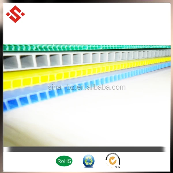 
Polypropylene Material corflute Corrugated Plastic Sheets 