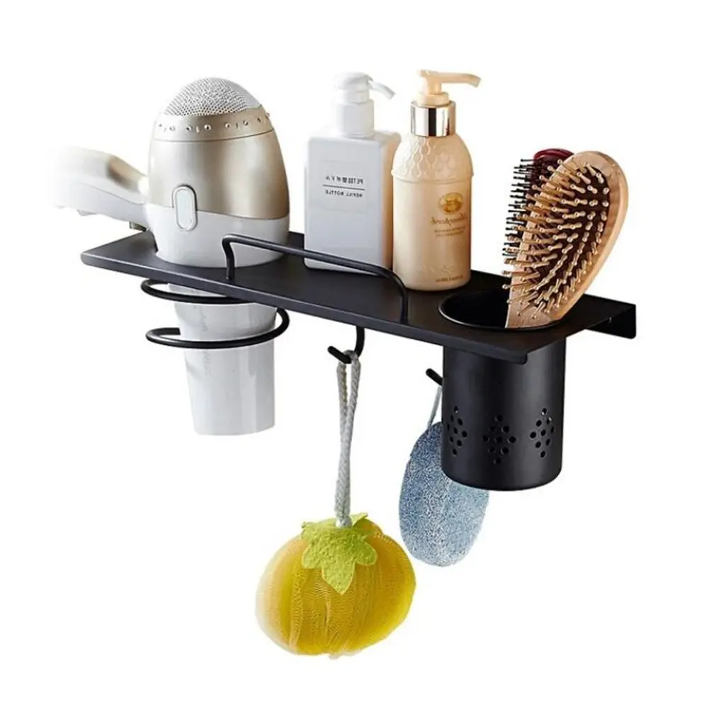 Buy Hair Dryer Rack Bathroom Walls Shelf Storage Hairdryer Holder Free