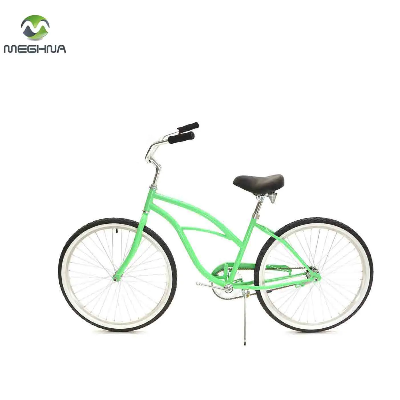 

26 inch Adult Steel Frame Beach Cruiser Bike Bicycle Single Sped Bicycle, According to the order