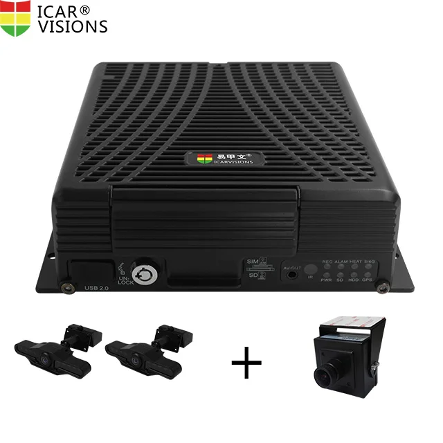
ICARvisions OEM manufacturer 1080P 4G WiFi mobile DVR system H264 CMS free software without license 