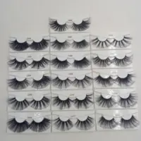 

HOT SALE 30mm/20mm/25mm 3d mink strip eyelash private label