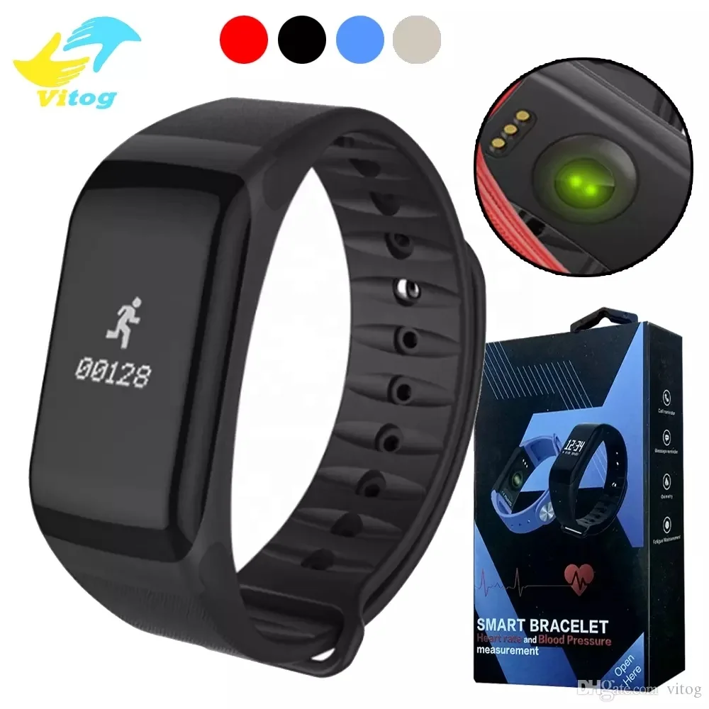 

F1 Fitness Smart Watch Band Smart bracelet Blood Pressure With Pedometer Bracelet for Smart Phone