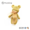 Wholesale Completely Handwork Crochet Animal Toys Crochet Mini Bear Key chain Bag Pendant