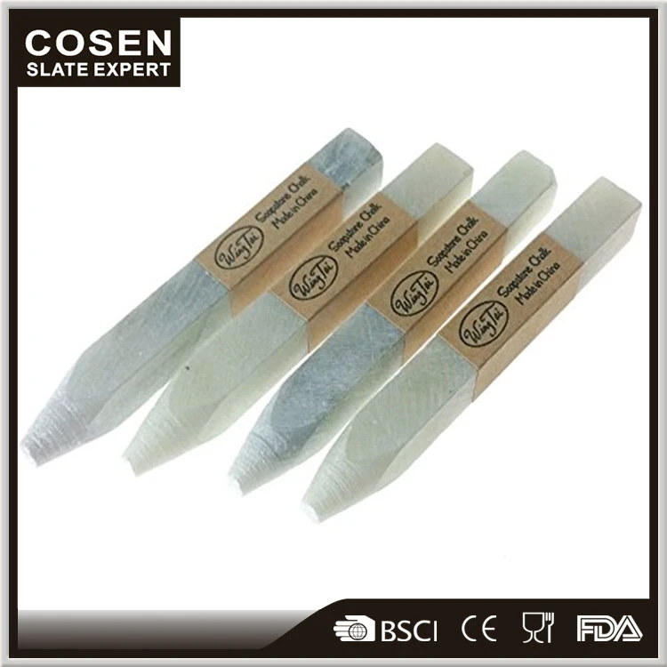 Natural white us slate pencil / dustless marking chalk