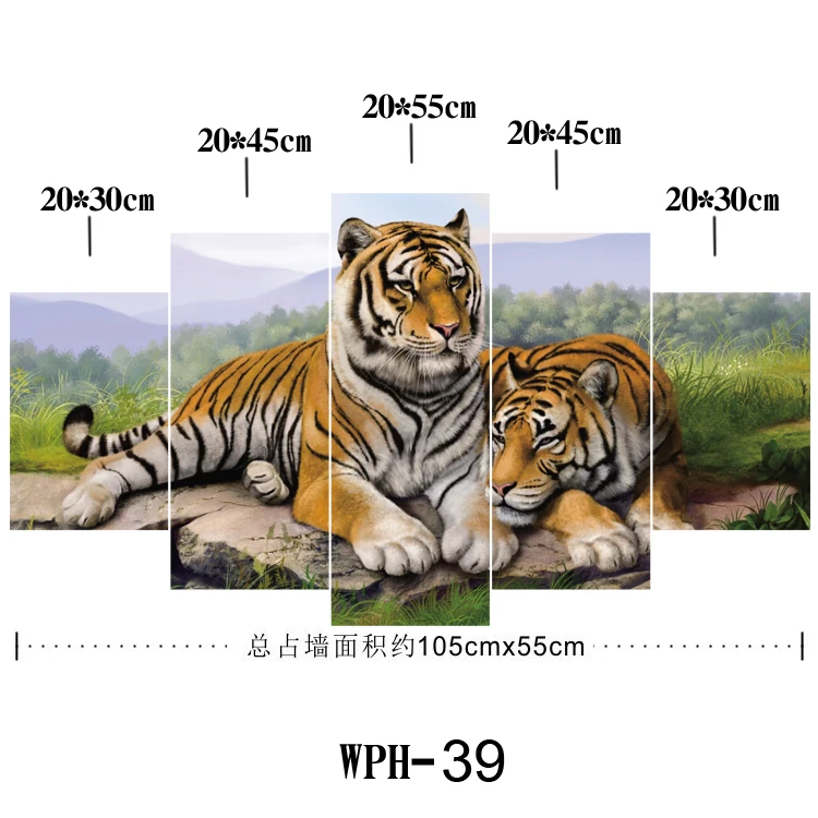 Tranh hai con hổ: Bức tranh với hai con hổ thể hiện sự tươi mới và may mắn trong cuộc sống của bạn. Với đường nét tỉ mỉ, màu sắc đa dạng và cùng những đường nét tinh tế, bức tranh này thích hợp để trang trí cho không gian sống của bạn.