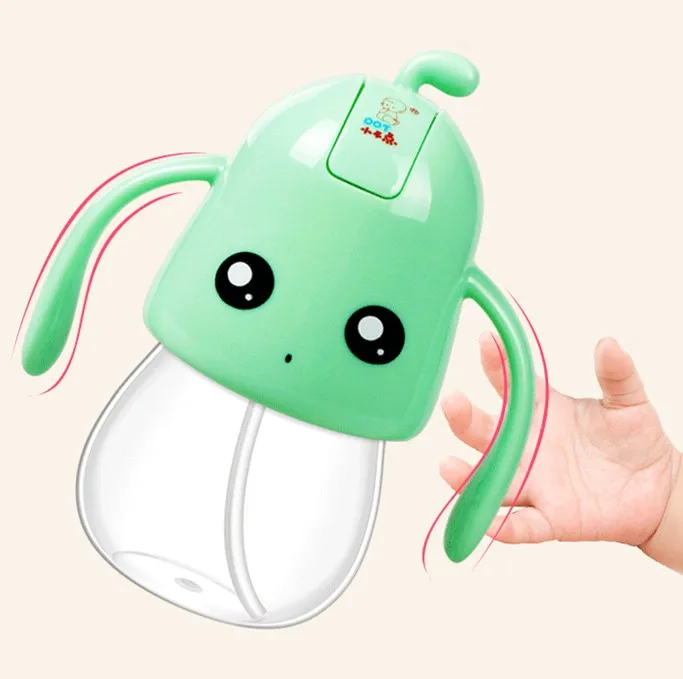 Unique Animal Shaped Plastic Children Milk Water Bottle With Spout