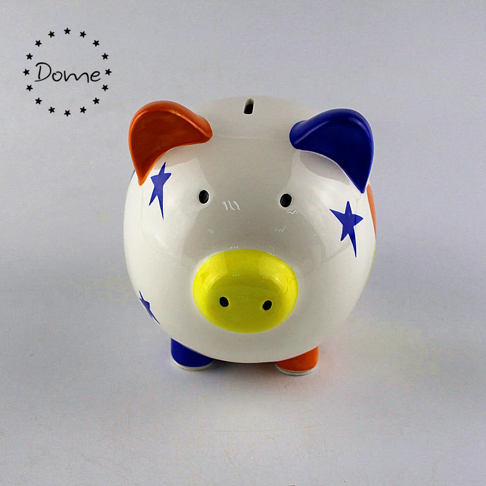 Kids Gift Colorful Ceramic Pig Shape Wholesale Piggy Bank Buy Wholesale Piggy Bank,Ceramic
