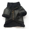Wholesale Cute Leather Pet Dog Clothes,Leather Jacket Style Dog Clothes,Pet Puppy Dog Clothes Leather