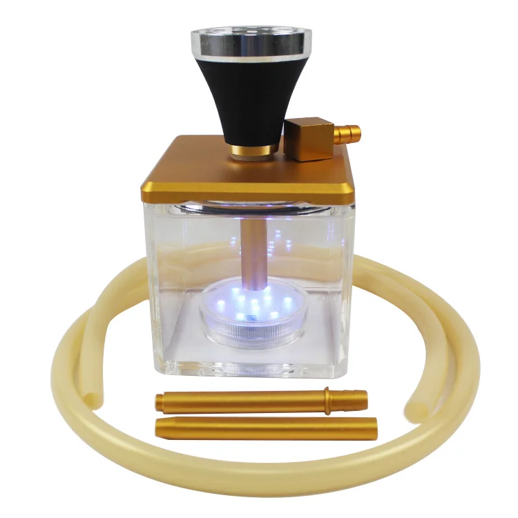 High Quality Sisha Huka Square Nargile Electric Shisha Box Square Small