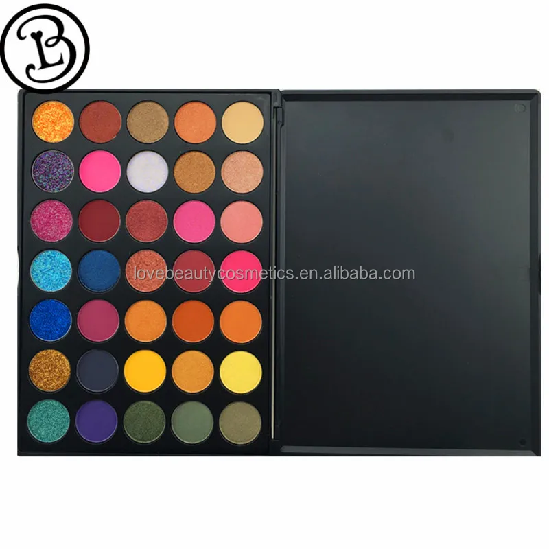 
Eyeshadow manufacturer wholesales 35 colors pigmented eyeshadow palette 