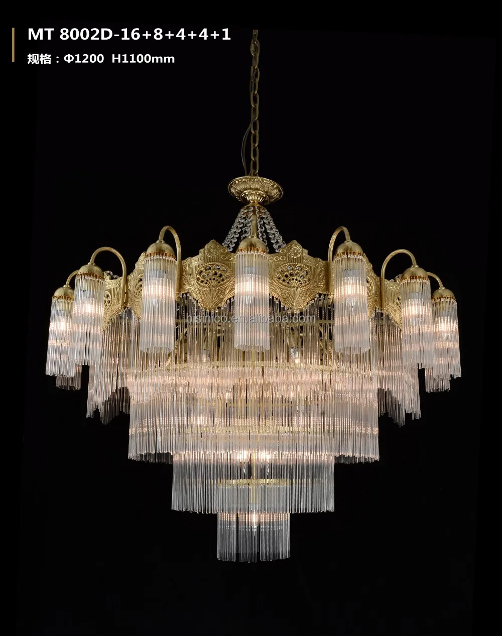 Stile rococò di cristallo lampadario in bronzo/home decor retro in ...