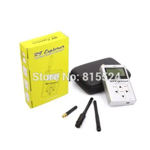 
RF Explorer 6G Combo Handheld Spectrum Analyser with Case Plus an RFEMWSUB3G Expansion Module109990063 with Black Rubber Case 