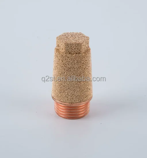 
Factory brass bronze Silencer for pneumatic solenoid valves 