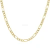 Yellow gold figaro chain 3.2mm in width and available in multiple lengths