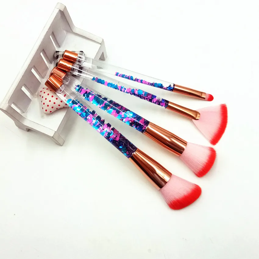 Do Your Own Brand Custom Red 4 Pieces Aquarium Liquid Glitter Makeup