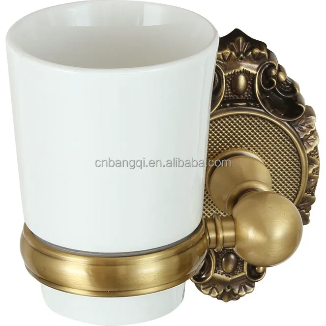 
Wall Mounted Cup Tumbler Single Tooth brush Holder 