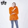 factory directly sale soft comfortable kinds of colors ladies raccoon fur knitted coat