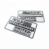 China Fabric Machine Embroidery Stickers Labels Factory Design Custom Name Logo Embroidered Patches