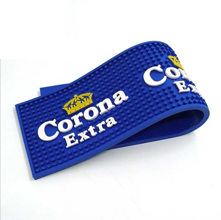 

2019 hot sales non toxic smelless eco-friendly bar mat beer blue