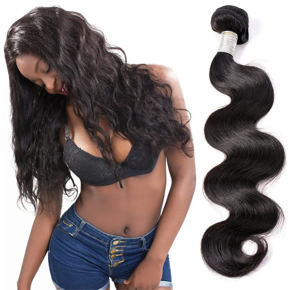 

Alibaba express Peruvian weave, 100 human extension, wholesale unprocessed body wave virgin Brazilian hair bun