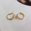 2019 Hot Versatile Design 18K Gold plated S925 Sterling Silver Decorative Small Hoop Earrings