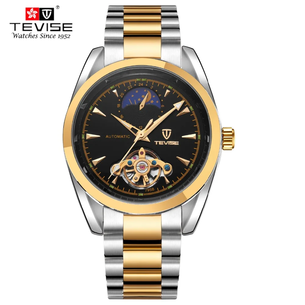 

2018 hot selling Men's Luxury Stainless Steel Automatic Mechanical Wrist Watch for men, Optional