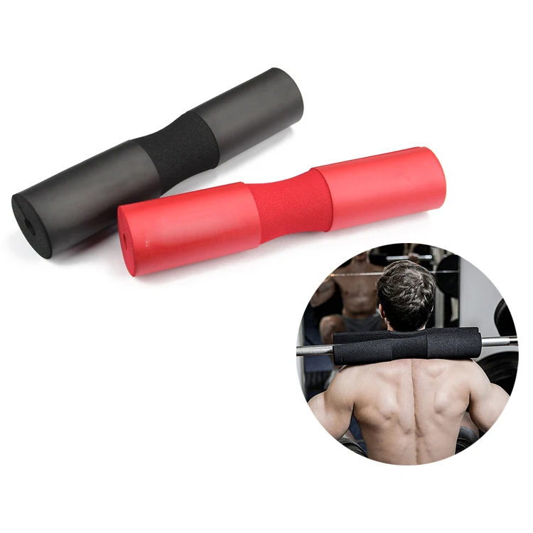 

Body Building Weight Lifting Customized Barbell Squat Pad, Red;black