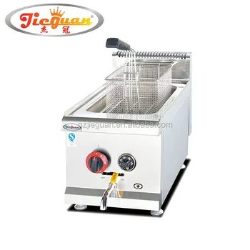 14l Counter Top Gas Deep Fryer With Thermostat Gf 71a Buy