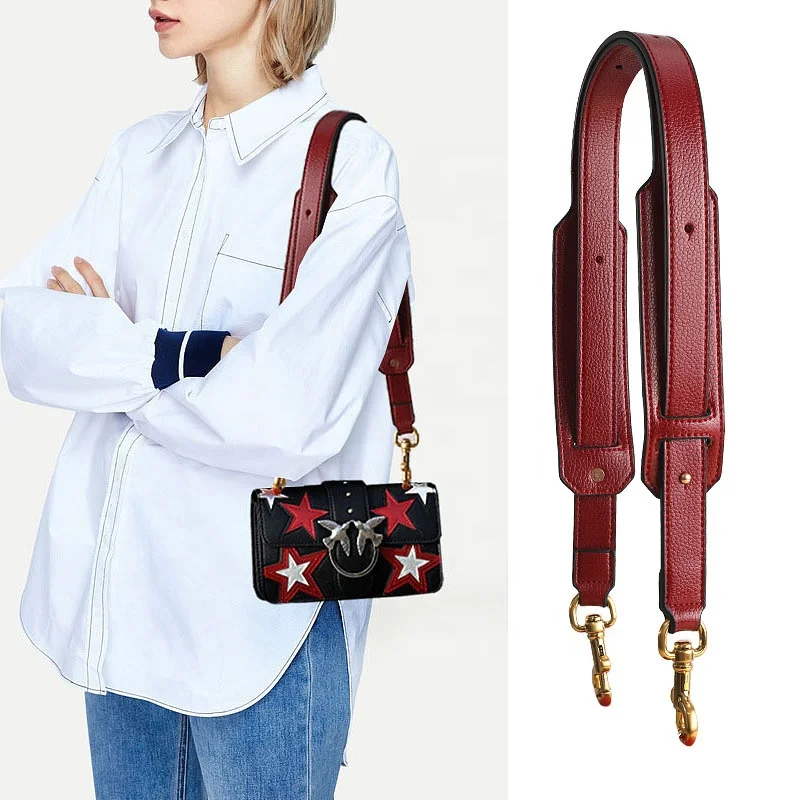 

Meetee B-S344 Bag Accessories Leather Handbag Removable Belt Adjustable Shoulder Strap, Colorful