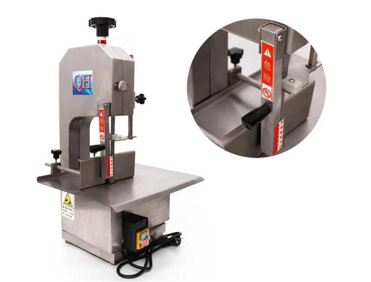 
Household Using Mini Bone Sawing Machine 170A Stainless steel Frozen Fish Kitchen Equipment Table Top Bone Saw Cutting Machinery 