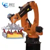 Artificial intelligence robot palletizer price for milk and juice glass bottle