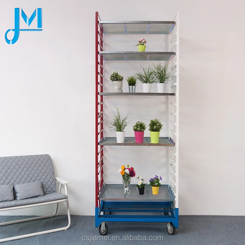 Big Size 6 Layers Flower Rack with Wheels