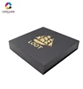 2019 New Style Black Gift Paper Box Limited Edition Logo Bronzing Packaging Matt Lamination Magetic Box