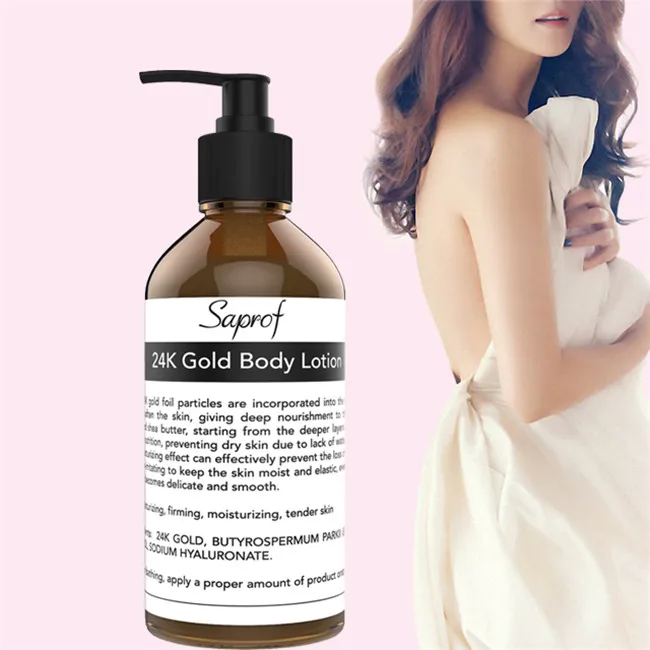 gold body lotion cream