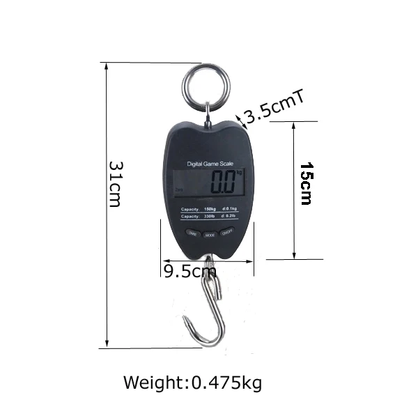 100kg Digital Luggage Scale Hanging Weighing Scale Pocket Electronic