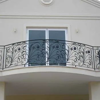 House Used Staircase Handrail Simple Iron Grill Design For Balcony - Buy Simple Iron Grill 