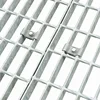 building pool stair serrated and flat galvanized steel grating step sheet