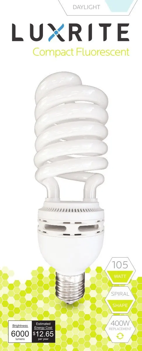 Home AGG2691 Set of 2 Office LimoStudio 105W CFL Photography Video Daylight 6500K White Balanced Fluorescent Light Bulb for Studio