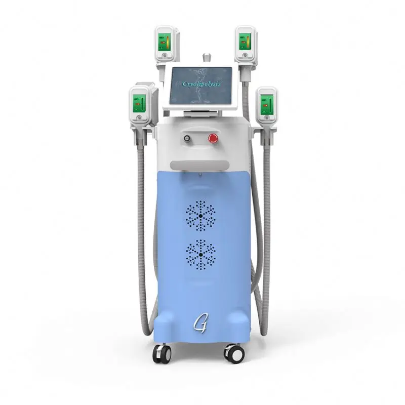 

Dual cryo handles fat freeze 4 heads cryolipolysis slimming machine